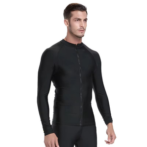 Rashguards BJJ personnalisés en gros, Rashguards BJJ personnalisés lavés UPF50+ Spandex/Polyester - Product Image 5
