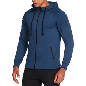 Custom Logo Sweatshirt Breathable Lightweight Fleece Top Trendy Hoodi Man New Stylish Oversized Zip Hoodie Quick Dry Long Hooded - Product Image 4