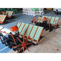 Nouvelle machine manuelle de repiquage de riz à 4 rangs, transplanteur manuel de riz pour paddy