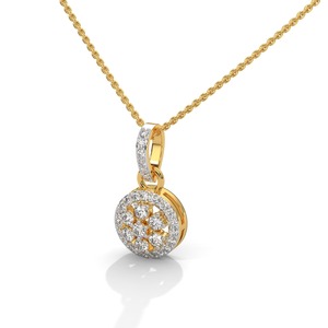 Chaîne en or 14 carats avancée Collier en diamant Moissanite pour femme Nouvelle lumière Luxe Niche Design Sense Corde Chaîne Or blanc - Product Image 3