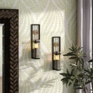 Portavelas de pilar de metal con diseño texturizado y martillado portavelas modernista de Mesa para el hogar y la decoración de la boda de la ocasión - Product Image 1