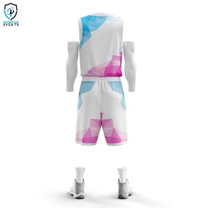 เสื้อบาสเก็ตบอลสำหรับผู้ชาย,เครื่องแบบบาสเก็ตบอลแบบสั่งทำ - Product Image 2