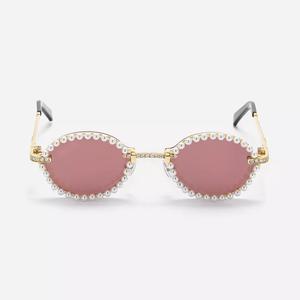 Lunettes de soleil diamant de luxe pour femmes Moissanite diamant lunettes de soleil 5A Moissanite clouté optique lunettes de soleil Hip Hop - Product Image 2
