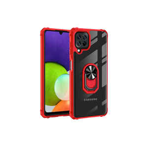 Coque arrière de protection en silicone liquide rouge durable JoieCreatif Mola pour Samsung Galaxy M32 14 Plus, modèle PC - Product Image 1
