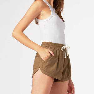 Pantalones cortos personalizados para mujer, para correr, elásticos, de cintura alta, con bolsillo, ejercicio, secado rápido, transpirable, gimnasio, ropa de playa, pantalones cortos para mujer - Product Image 2