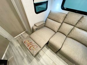 Modern design mini lite Aluminum teardrop caravan 4 to 6 person travel trailer Slide out <b>kitchen</b> option - Product Image 4