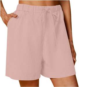 Short de sport pour femme Short de yoga taille haute Slim Fit Butt Lift Gym Running Short en nylon élastique - Product Image 5