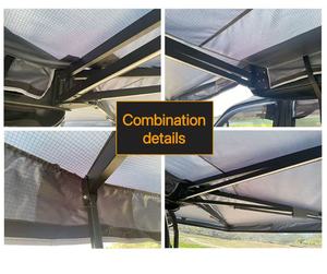 360 gradi disossati a forma di ventaglio <span class=keywords><strong>auto</strong></span> tenda laterale campeggio <span class=keywords><strong>auto</strong></span> di grandi dimensioni conto lato esterno alla guida <span class=keywords><strong>auto</strong></span> tenda a baldacchino - Product Image 4