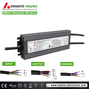 Luz <span class=keywords><strong>led</strong></span> regulable RGBW RGBCW RDM NFC, controlador <span class=keywords><strong>dmx</strong></span>, 5 CANALES, 12v, 24v, 120w - Product Image 4