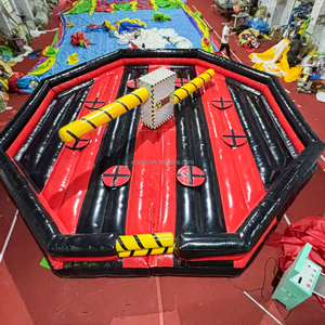 Circuito <span class=keywords><strong>de</strong></span> Obstáculos Inflable Comercial, Juego Mecánico Giratorio Divertido en Venta, para Fiestas y Eventos Infantiles, Máquina Giratoria - Product Image 4