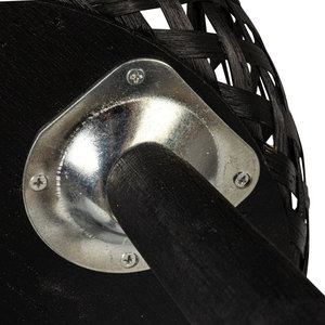 Woven <b>Bamboo</b> <b>Vases</b> with <b>Wooden</b> Legs Elegant Natural Design for Home Decor - Product Image 6