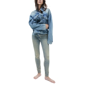 Jeans skinny à coupe flatteuse pour femmes, jegging en plusieurs tailles et longueurs, denim super extensible avec style plat sur le devant - Product Image 4