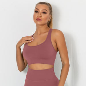 Soutien-gorge de sport respirant à maintien élevé pour femme avec logo personnalisé, en Spandex/Polyester, prix ajustable - Product Image 6