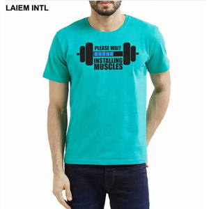 Haute qualité 180 200 220 250 300 gsm coton lourd t-shirts col montant t-shirt surdimensionné - Product Image 4