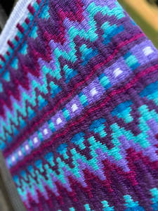 Western Show Horse Saddle Blanket Diseño de Nueva Zelanda Manta de sillín de lana hecha a mano Top Wool Saddle Pad Size - Product Image 3