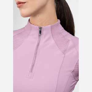 Camiseta de Equitación Moderna y Elegante, Camiseta de Manga Corta Blanca para Hombre con Cierre Frontal para Competición - Product Image 4