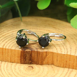 Orecchini a Cerchio Classici e di Tendenza, Placcati in Rodio/Oro, Geometrici in Ottone/Rame, con Zirconi/Perle, Ideali per Feste - Product Image 5