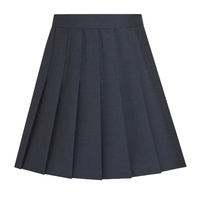 Falda Escolar Formal Plisada para Niñas, Uniforme Escolar, Línea A, Hasta la Rodilla, Poliéster/Algodón, Secado Rápido, Transpirable, Ecológica, Duradera