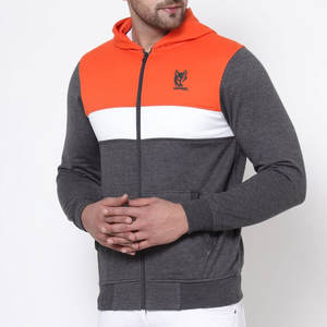 เสื้อมีฮู้ดมีซิปสำหรับผู้ชายเสื้อผ้าผ้าฝ้ายแบบลำลองมีซิปสำหรับผู้ชายมาใหม่ - Product Image 5