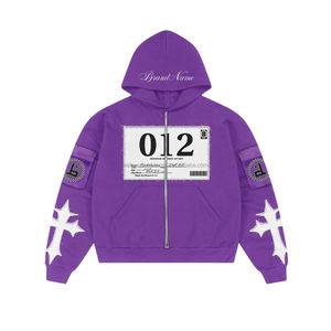 เสื้อมีฮู้ดสำหรับผู้ชายเสื้อฮู้ดโอเวอร์ไซส์ดีไซน์โดดเด่น - Product Image 4