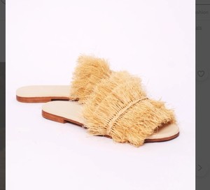 Handmade Raffia Sandals - Boho Chic <b>Beach</b> Footwear - Product Image 2