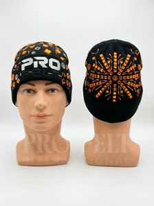 หมวกบีนนี่ตกแต่งสไตล์เฉพาะตัวเพื่อความอบอุ่นในฤดูหนาว เหมาะสำหรับกิจกรรมกลางแจ้งในหิมะและสภาพอากาศหนาวเย็นในชีวิตประจำวัน หมวกแจ็คการ์ด - Product Image 3