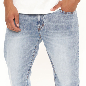 Custom Unique Design Men Denim <b>Jeans</b> Coated High <b>Waist</b> Soft Comfortable Waterproof Eco-Friendly Trending Style Personalized - Product Image 5