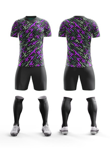 Design de kit de football sublimé personnalisé, votre équipe | Hommes Femmes Jeunes Tailles | Vêtements de sport légers en gros - Product Image 4