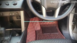 เสื่อปูพื้นรถยนต์7D พรีเมี่ยมสำหรับทุกสภาพอากาศใช้ได้กับซีดานและเอสยูวี - Product Image 2