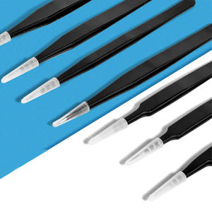 Juego de Pinzas para Pestañas de Acero Inoxidable Personalizables Más Vendidas, Punta Puntiaguda, Antiestáticas, Duraderas, Agarre Fino, Alta Calidad, Logotipo Personalizado - Product Image 6