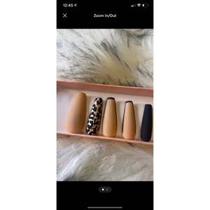 Unghie Finte Opache Effetto Leopardo Alla Moda e Eleganti - Product Image 2