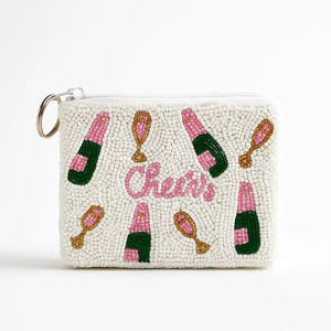 Bolsos de Mano Tipo Clutch con Cuentas de Vidrio Estilo Bohemio para Mujer, Hechos a Mano en India, Color y Forma Personalizables, para Fiestas Nocturnas - Product Image 1