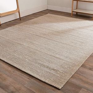 Alfombras de jacinto de agua tejidas a mano Alfombras acolchadas de material natural para salas de estar espaciosas y cocinas funcionales - Product Image 4