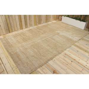 Alfombra Turca Vintage, Alfombra Extra Grande de 7.2x12.3 pies, Alfombra Persa de Lana Marrón Beige - Product Image 1