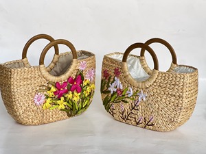 Eco-Chic 2025 Vintage Collection de sacs à main pour femmes tissés à la main en forme de coquille de jacinthe d'eau naturelle doublure en coton durable à la mode - Product Image 5