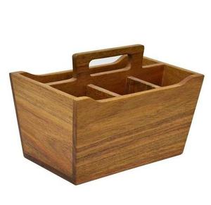 Premium Good Quality <b>Wooden</b> Caddy Storage <b>Box</b> With Handle Hotel Supply Outstanding Look Luxury <b>Wooden</b> Caddy Extra <b>Large</b> Storage - Product Image 3