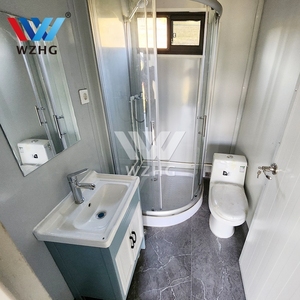 Gấp nhà <span class=keywords><strong>CONTAINER</strong></span> nhà gấp Homee 40ft có thể gập lại 2 phòng ngủ đúc sẵn cabin nhỏ lên 20ft - Product Image 6