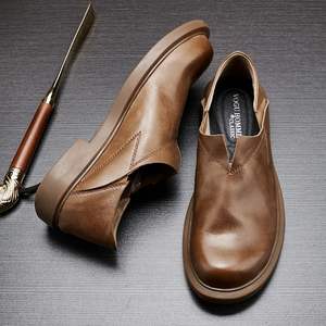 Chaussures de ville en cuir de porc de haute qualité avec revêtement imperméable et semelle intérieure souple pour hommes - Product Image 2