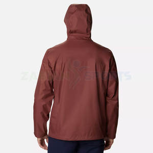 <b>Men's</b> Lightweight Casual Canvas Softshell Jacket Water-Proof Outdoor Sports & Workout Windbreaker Windproof <b>Rain</b> <b>Coat</b> for Hiking - Product Image 3