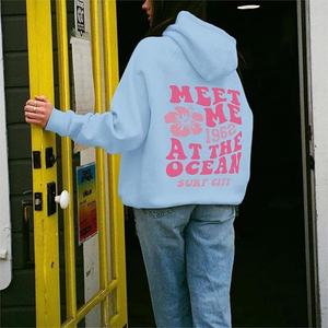 Sudadera con Capucha Unisex de Algodón, Estilo Urbano, con Estampado Personalizado, Forro Sólido, Talla Grande, Hecha en Bangladés - Product Image 3