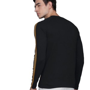 Nouveautés T-shirt à manches longues pour homme Fabricant Vente en gros Anti-froissement Vente chaude 100% coton Vêtements pour homme T-shirt pour homme - Product Image 2