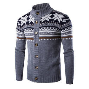 Pull tricoté en coton 100% dernier style pour hommes, respirant de haute qualité, disponible en différentes tailles pour l'hiver-Prix pas cher! - Product Image 3