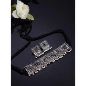 Juego de Joyería de Moda de 7 Piezas en Negro Oxidado - Product Image 4