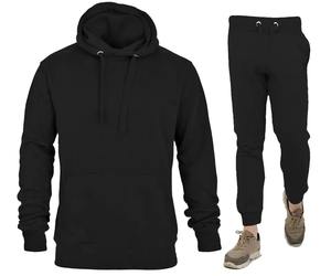 Chándal de 2 piezas para hombre, Conjunto de sudadera informal de lana, pantalones, chaqueta, chándal de invierno cómodo para hombre con sudaderas con capucha - Product Image 4