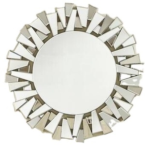 Best Selling Iron <b>Mirror</b> Art <b>Irregular</b> Circular Living Room Metal Frame Wall <b>Mirror</b> Decor Christmas Vintage Luxury Space Casual - Product Image 3