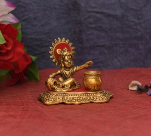 Krishna con Matki para decoración del hogar y regalo, nuevo producto, artesanía, Metal, dorado, plateado - Product Image 2