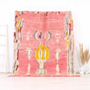 Baujad-alfombras de boucherouite auténticas, hechas en Marruecos con textiles reciclados, para dormitorio - Product Image 3