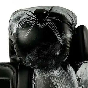 Guantes de boxeo profesionales de 8oz Guantes de boxeo de cuero PU de fabricantes personalizados para equipo de entrenamiento deportivo Guantes DE BOXEO - Product Image 5