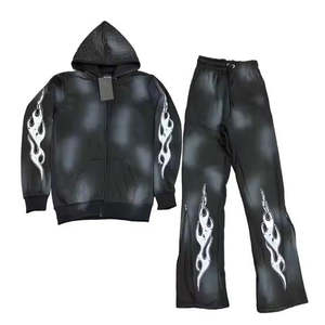 Chándal de entrenamiento y jogging para hombre de alta calidad, nuevo diseño, logotipo personalizado, chándal de impresión personalizado de secado rápido - Product Image 5