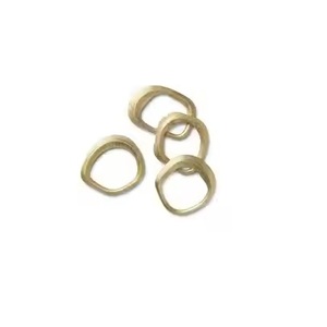 Servilletero de latón con estilo de alto perfil para Decoración de mesa de boda, vajilla duradera sostenible de estilo americano - Product Image 5